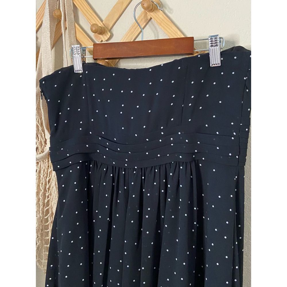Ann Taylor • Strapless Polka Dot Dress 4